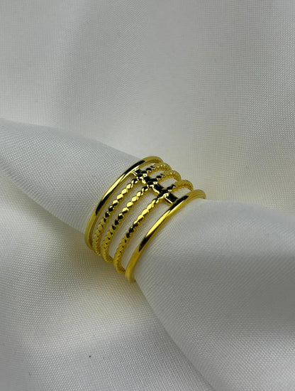 Multi Stack Adjustable Ring