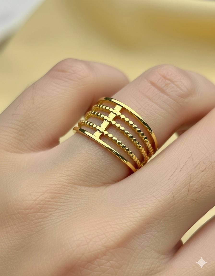Multi Stack Adjustable Ring