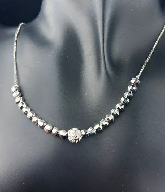 Opal Beaded Necklace