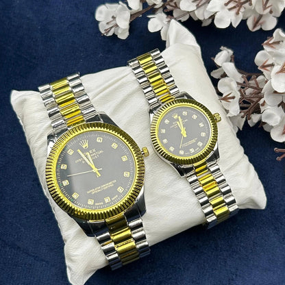 RLX Dual Tone Couple Watch