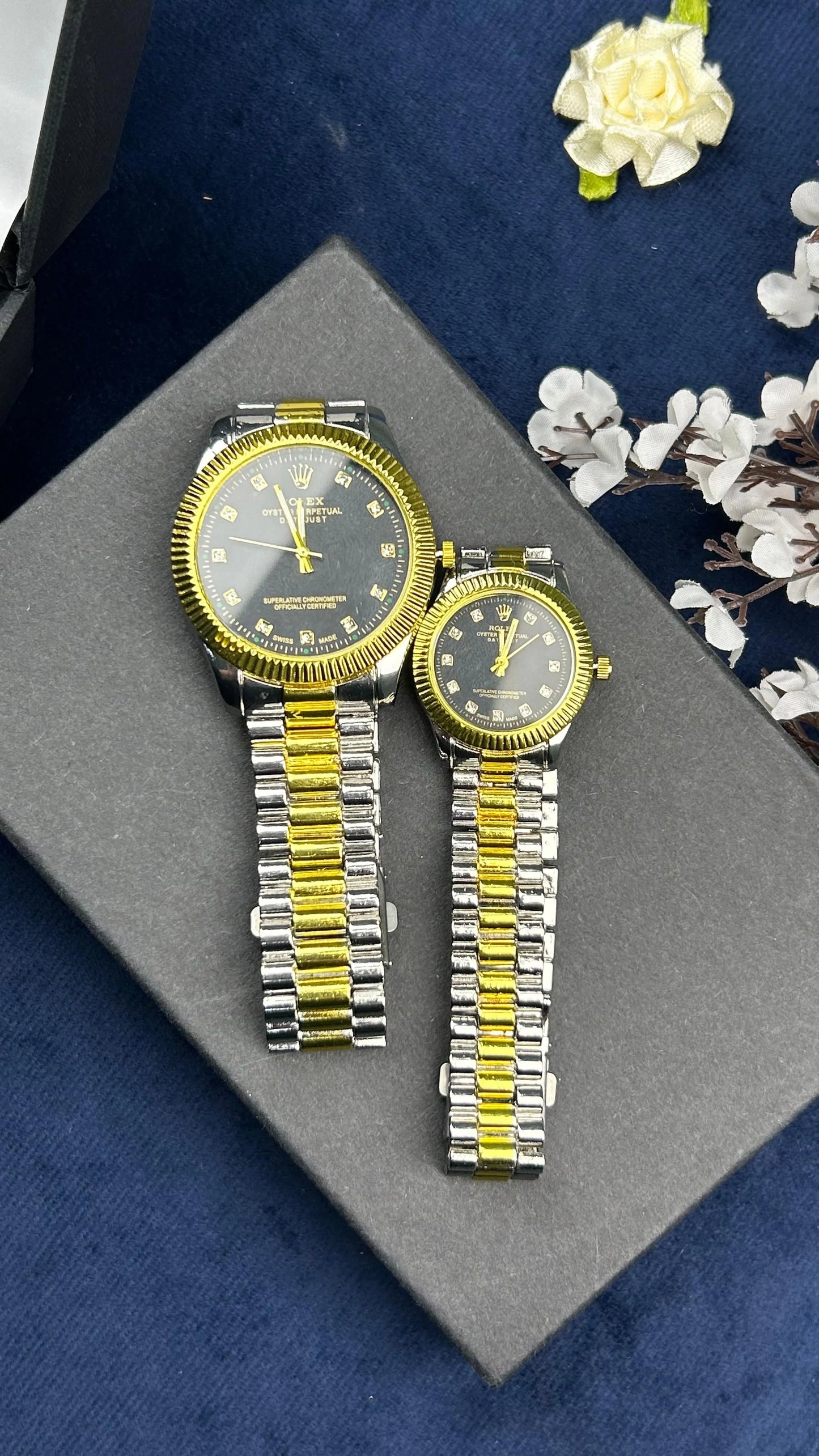 RLX Dual Tone Couple Watch