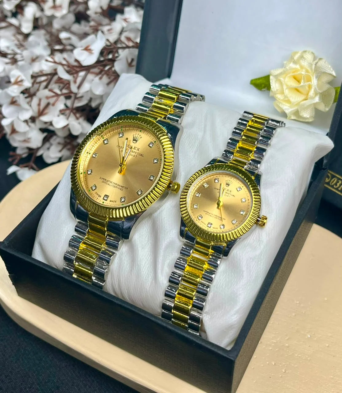 RLX Dual Tone Couple Watch