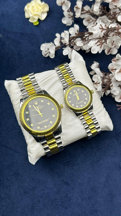 RLX Dual Tone Couple Watch