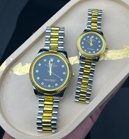 RLX Dual Tone Couple Watch