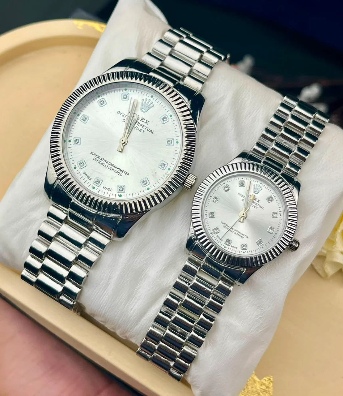RLX Oyster Analog Couple Watch