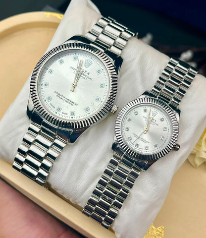 RLX Oyster Analog Couple Watch