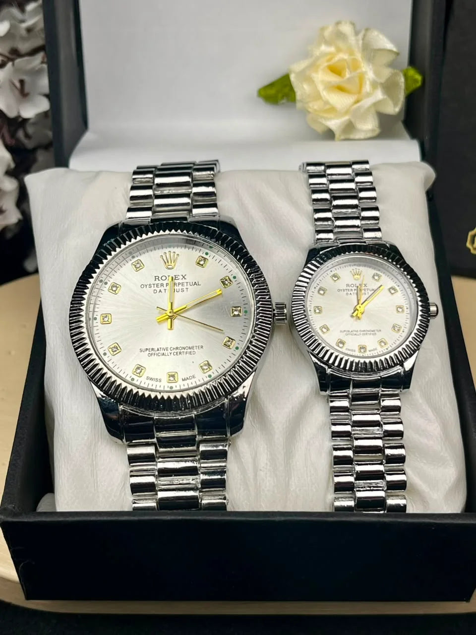 RLX Oyster Analog Couple Watch