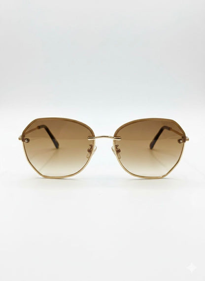 Rimless Brown Shades