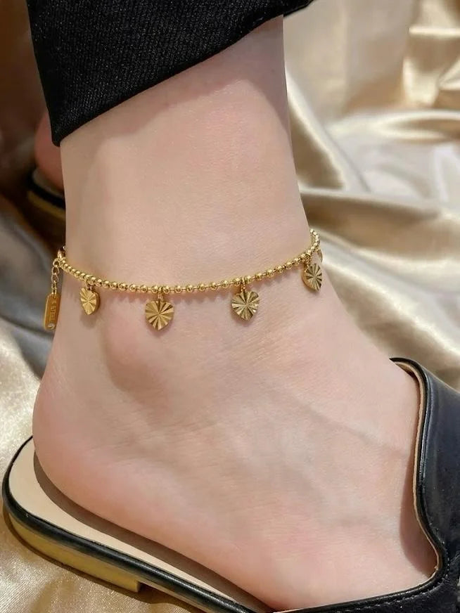 Stylish Gold Charm Payal