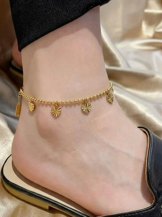 Stylish Gold Charm Payal