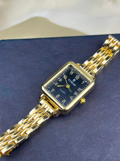 TIMAS Bracelet Strap Watch-Golden