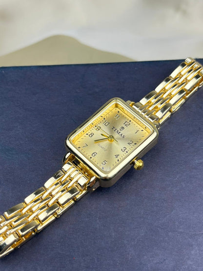 TIMAS Bracelet Strap Watch-Golden