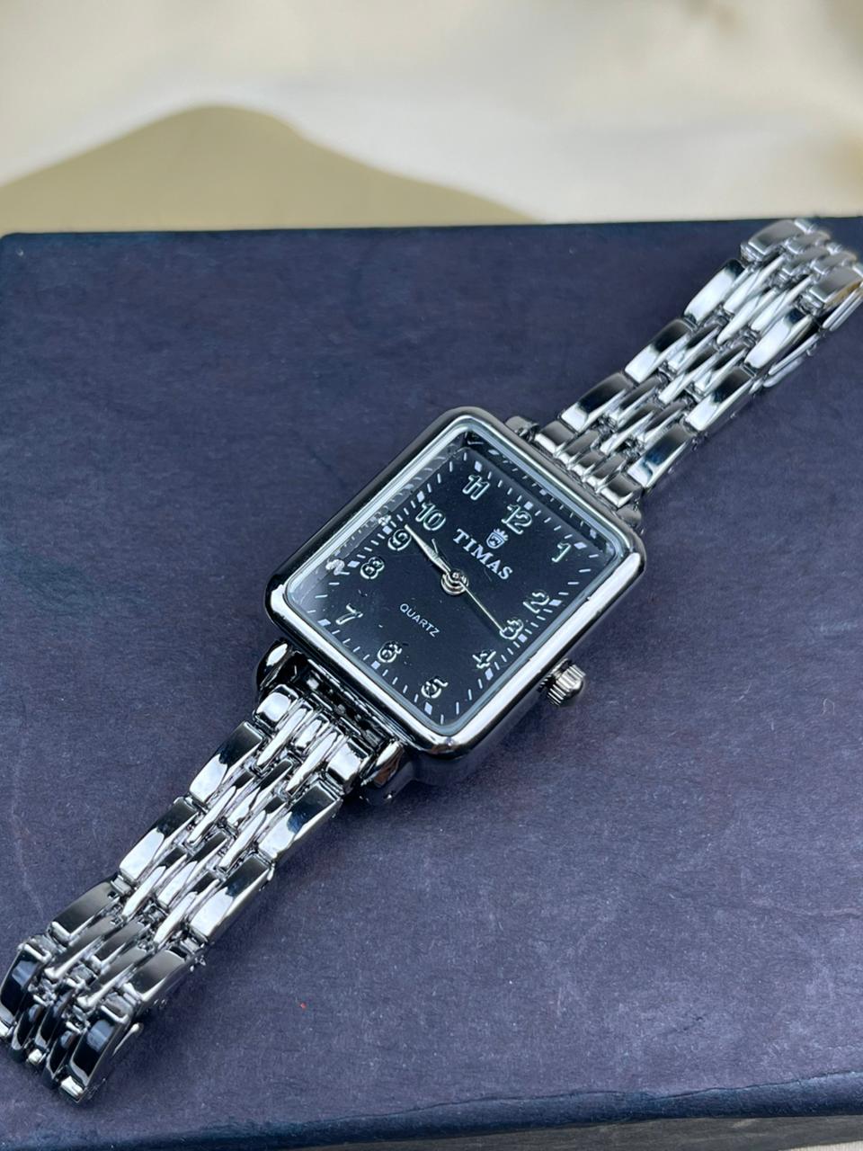 TIMAS Bracelet Strap Watch-Silver