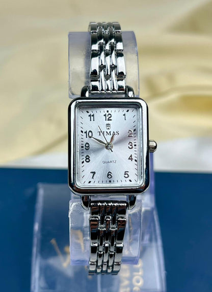 TIMAS Bracelet Strap Watch-Silver