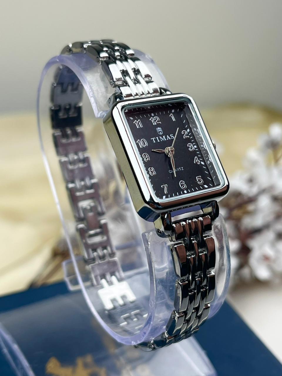 TIMAS Bracelet Strap Watch-Silver
