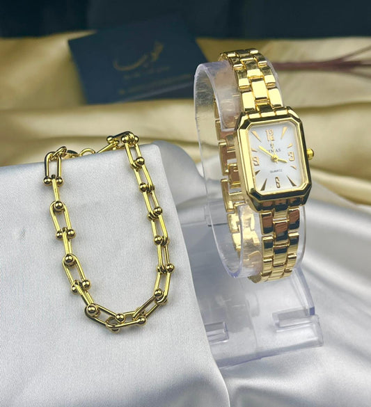 TIMAS Iconic Watch With Aurora Bracelet