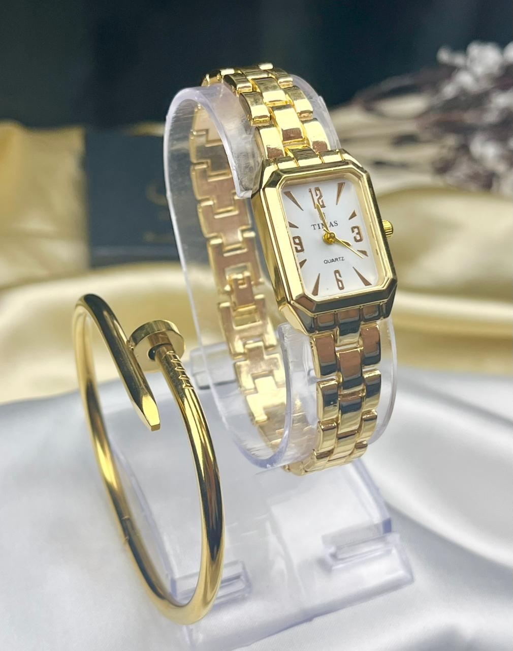TIAMS Iconic Watch With Nail Cart-ier