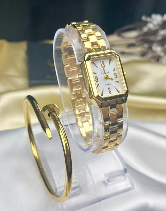 TIAMS Iconic Watch With Nail Cart-ier