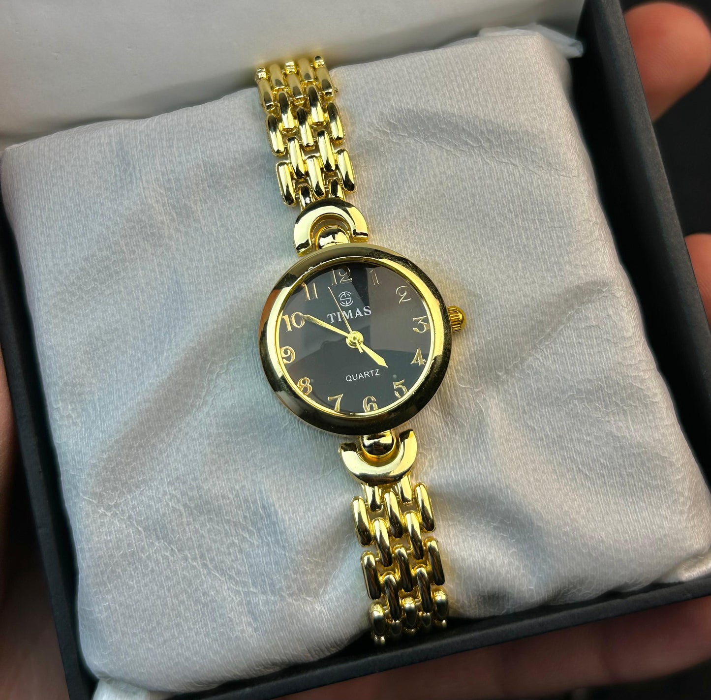 TIMAS Quartz Women Watch- Golden