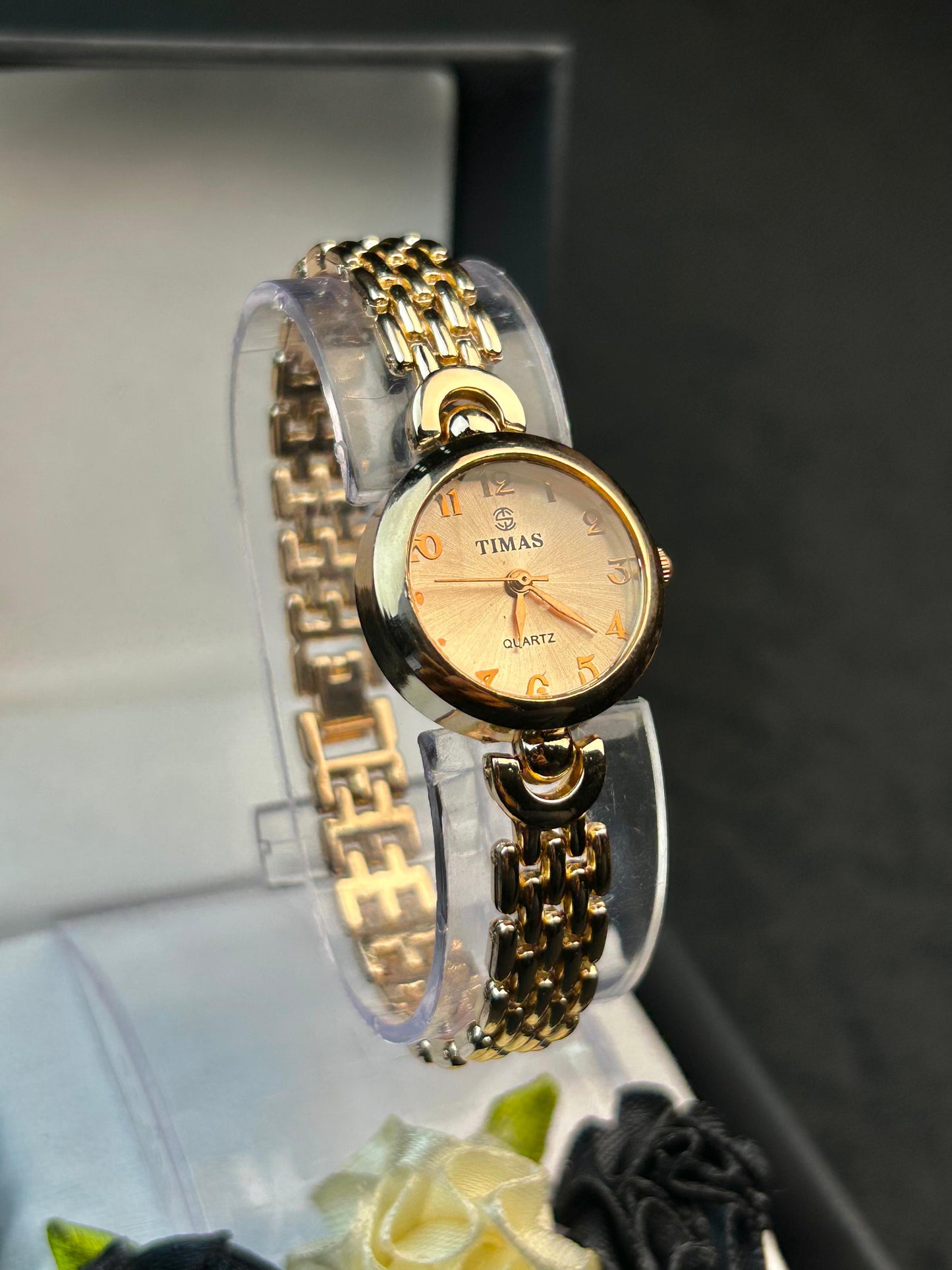 TIMAS Quartz Women Watch- Rose Gold