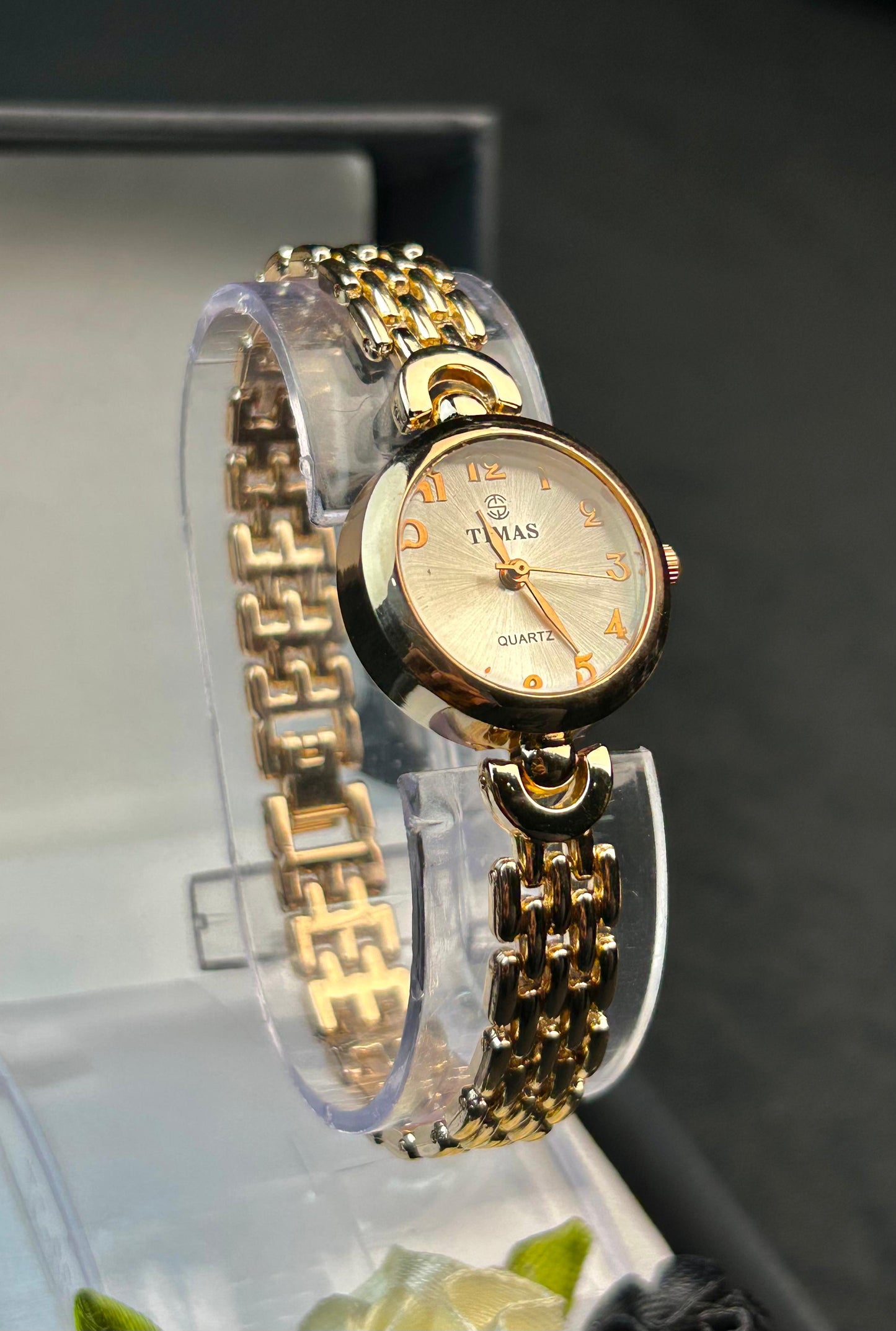 TIMAS Quartz Women Watch- Rose Gold