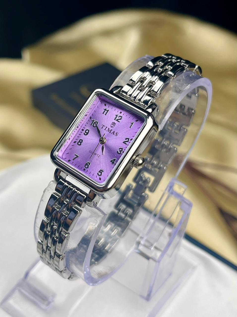 TIMAS Bracelet Strap Watch-Silver
