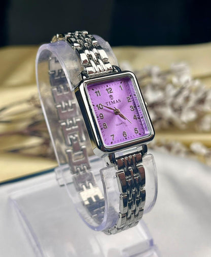 TIMAS Bracelet Strap Watch-Silver