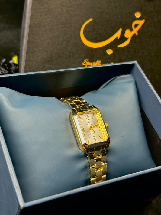 TIMAS Iconic Golden Watch