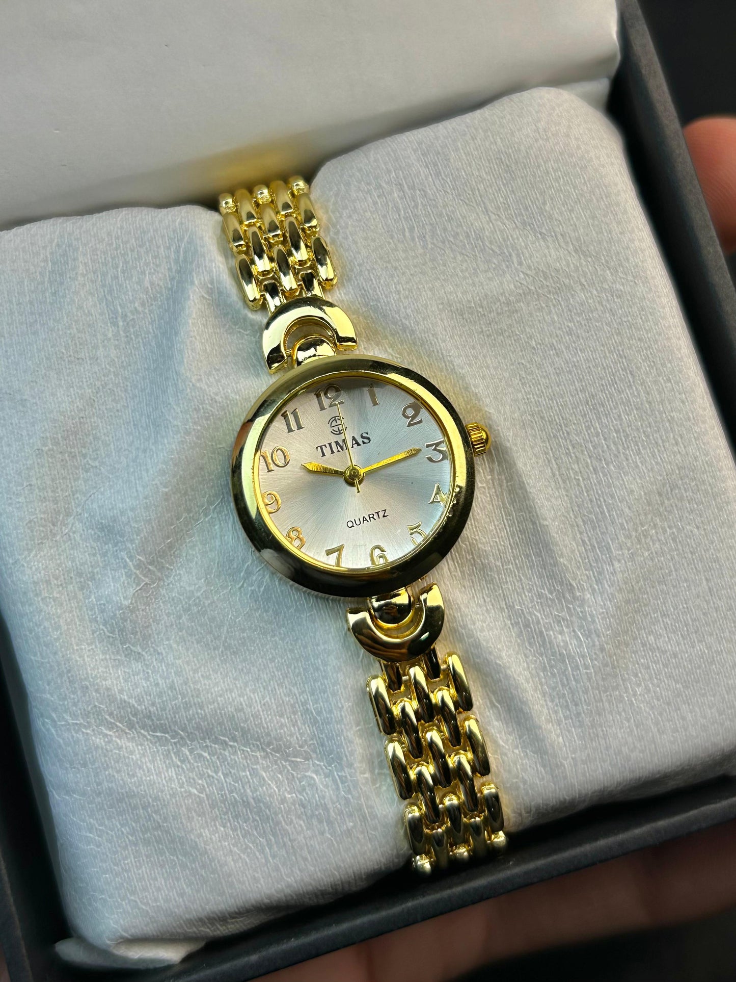 TIMAS Quartz Women Watch- Golden