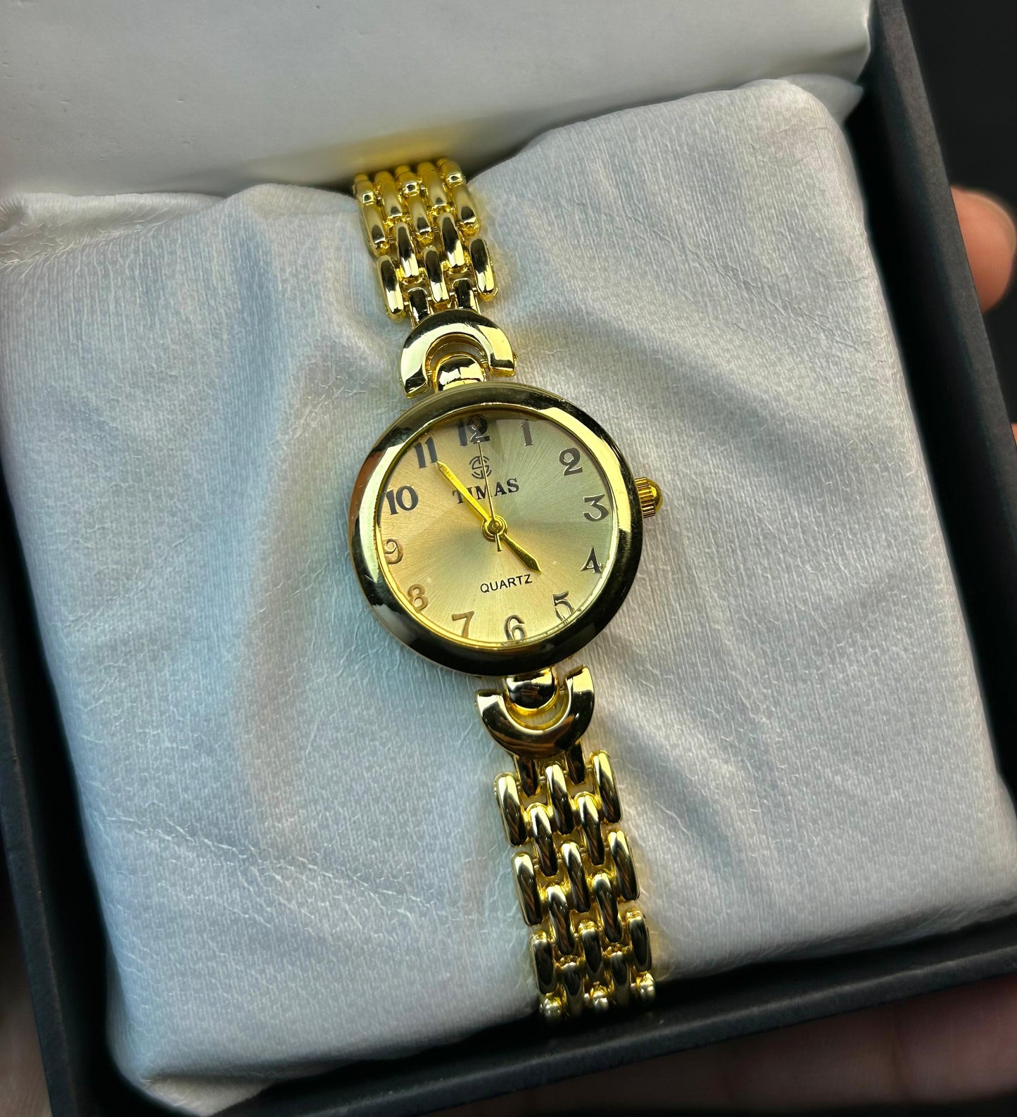 TIMAS Quartz Women Watch- Golden