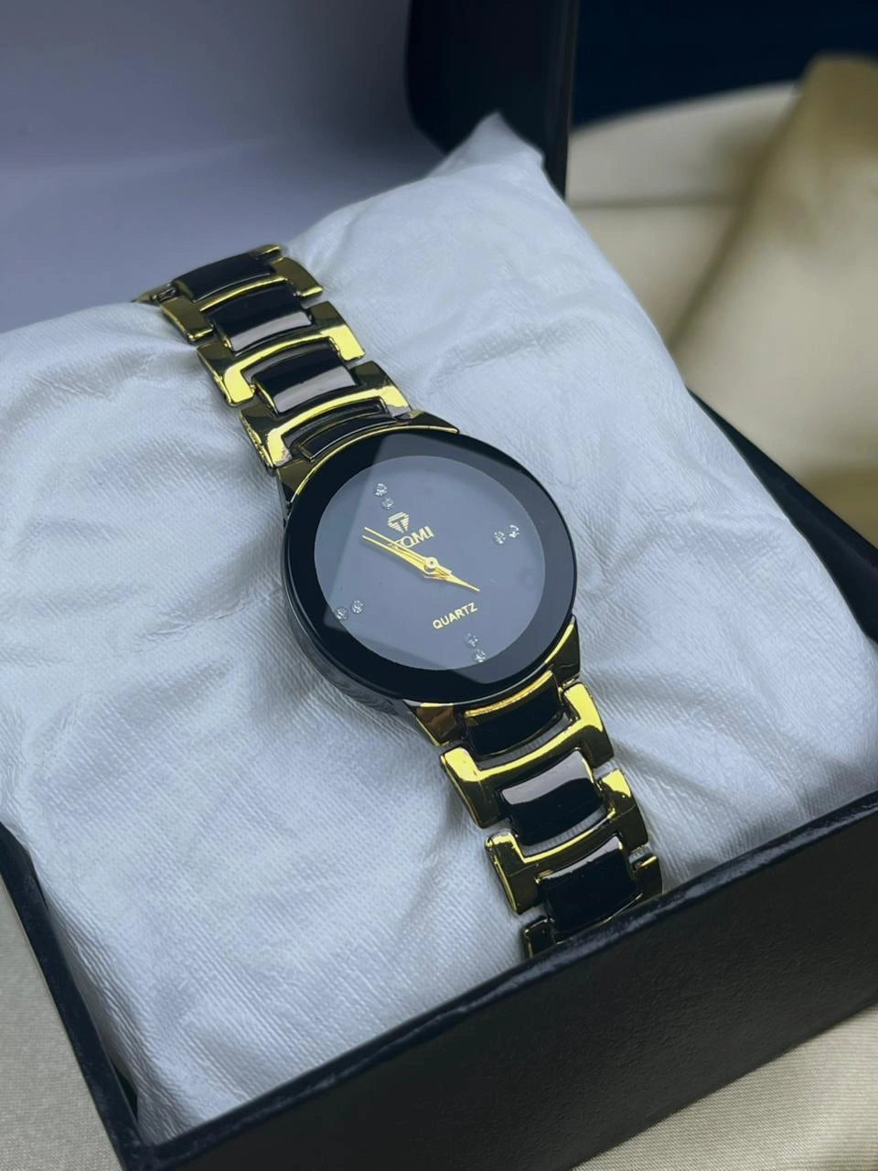 Tomi Female Watch Gold with Black