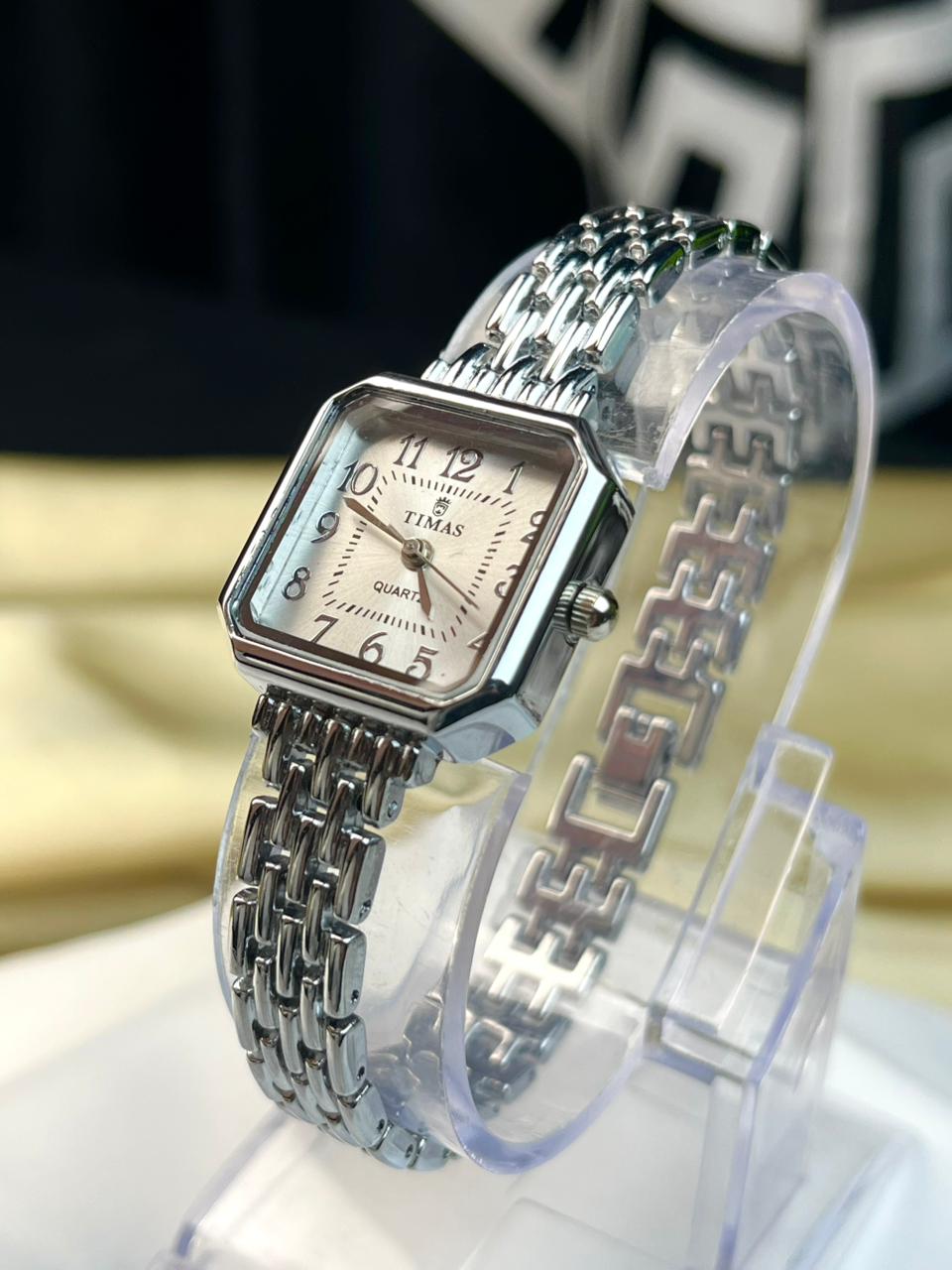 Vintage Style Ladies Watch-Silver