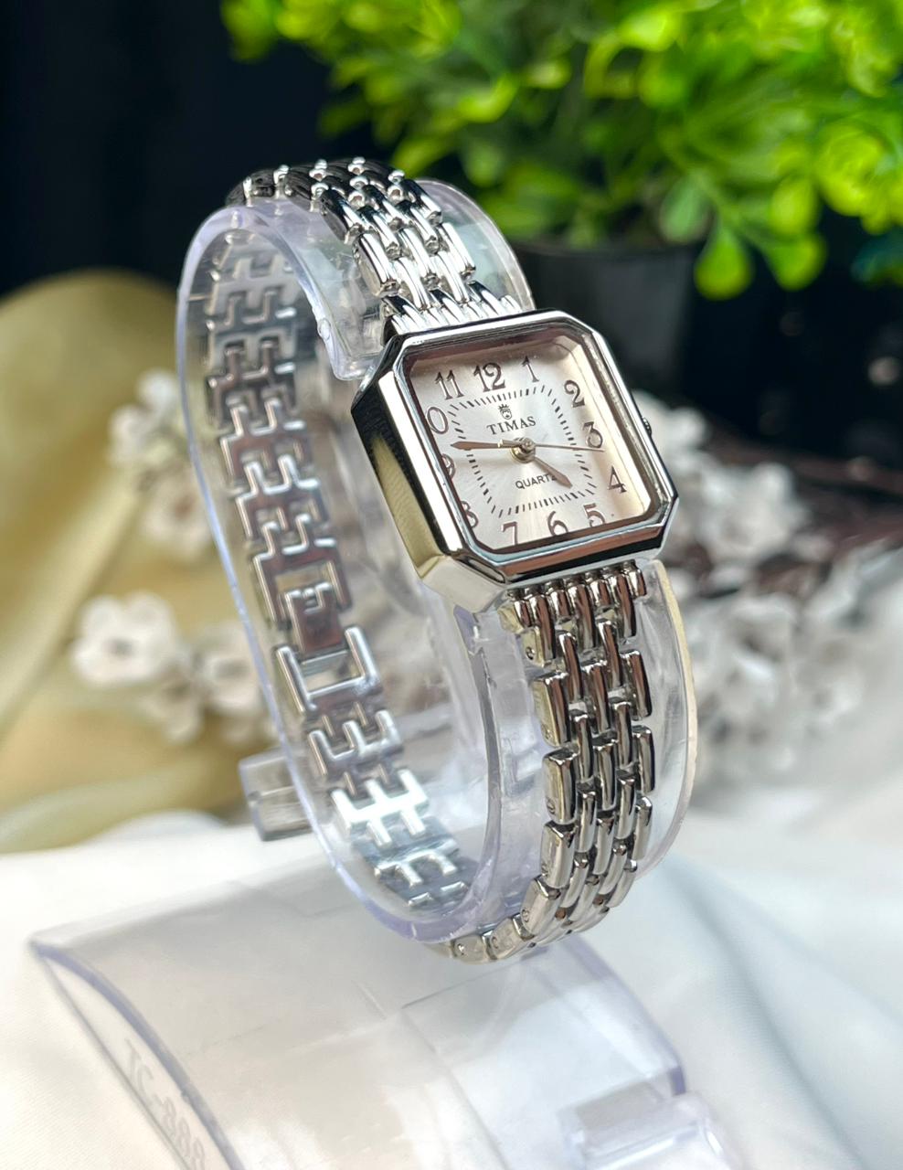 Vintage Style Ladies Watch-Silver