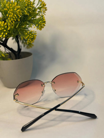 DiamondDazzle Sunglasses Pink