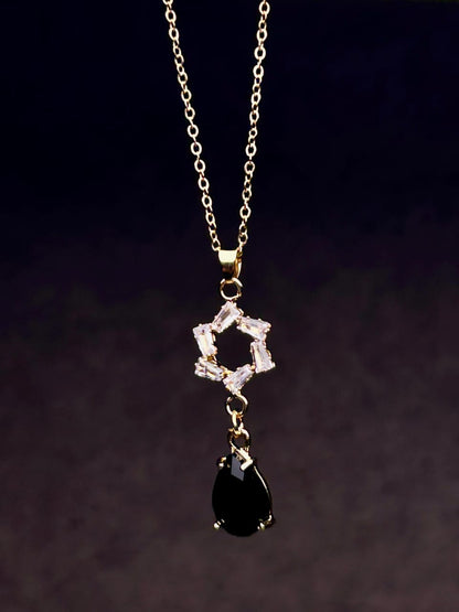 Starry Charm Black Jewelry Set