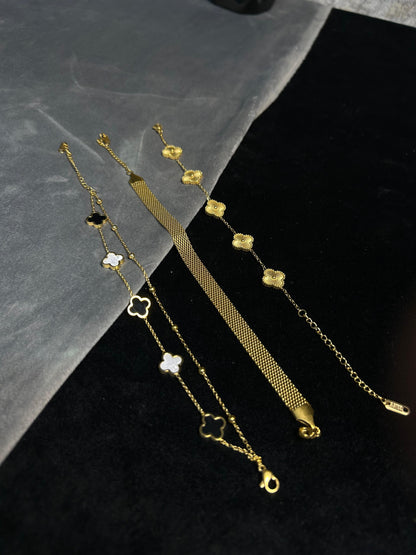 Set of Three Trendy Bracelets