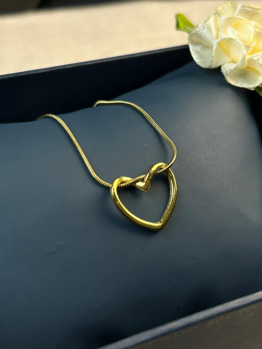 Twisted Heart Pendant