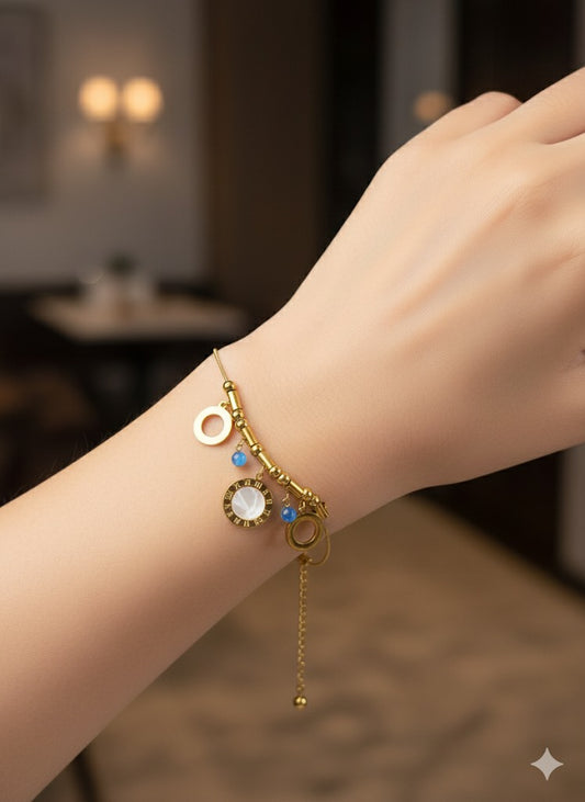 Circle Charm Bracelet