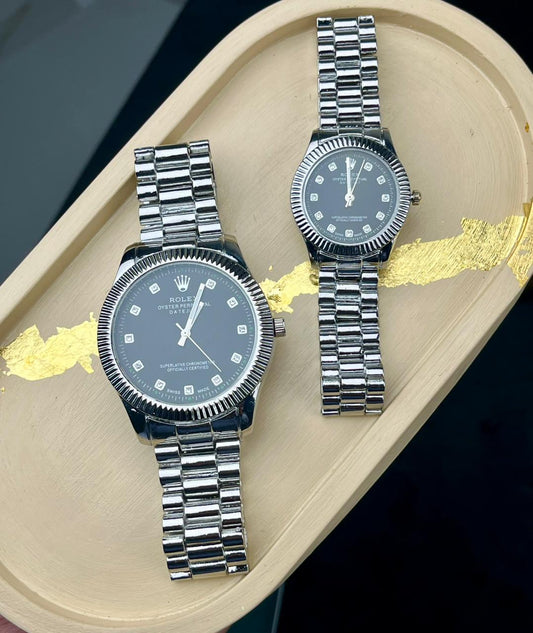 RLX Oyster Analog Couple Watch
